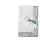 BreathableBaby Deluxe Modal Knit Baby Blanket Gray 60518