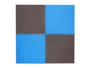 Tadpoles 4 Piece Playmat Set Blue Brown CPMSEV821