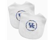 Baby Fanatic Team Color Bibs University of Kentucky 2 Count UKY62002