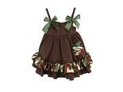 Stephan Baby Ruffled Swing Top and Diaper Cover Camo Print 12 18 Months 682445