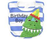 Mud Pie Baby Boys Newborn Birthday Dino Bib 1552084