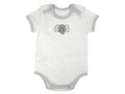 Stephan Baby Snapshirt Style Pin Dot Diaper Cover with Embroidered Elephant Grey 6 12 Months 770335