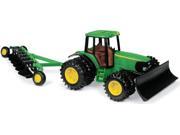 John Deere Tractor with Blade and Plow 15815 TOMY