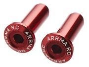 Arrma AR320186 Wheelie Bar Axle Aluminum Red 2 New ARAC9500