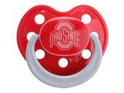 Baby Fanatic Pacifier Glow In The Dark 2 Pack Ohio State University OST112NG