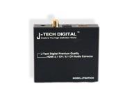 J Tech Digital Registered US Trademark Premium Quality HDMI to HDMI Audio SPDIF 3.5mm Stereo Audio Extractor Converter