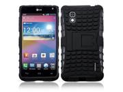 JKase DIABLO Series Tough Rugged Dual Layer Protection Case Cover with Build in Stand for LG Optimus G LS970 SPRINT Only Will NOT Fits AT T Version Retail