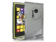 JKase Slim Fit Streamline Ultra Durable TPU Case for Nokia Retail Packaging Nokia Lumia 1020 Grey