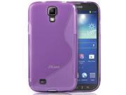 JKase Slim Fit Streamline Ultra Durable TPU Case for Samsung Galaxy S4 Active I9295 Retail Packaging Purple
