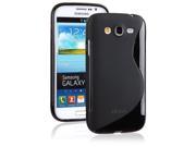 JKase Slim Fit Streamline Ultra Durable TPU Case for Samsung Galaxy Grand I9080 Galaxy Grand Duos I9082 Retail Packaging Black
