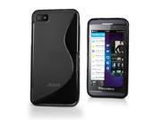 JKase Premium Quality BlackBerry Z10 BB 10 Streamline TPU Case Cover Retail Packaging Black