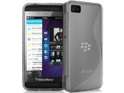 JKase Premium Quality BlackBerry Z10 BB 10 Streamline TPU Case Cover Retail Packaging Grey