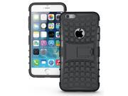 iPhone 6 PLUS Case JKase DIABLO Series Tough Rugged Dual Layer Protection Case Cover with Build in Stand for iPhone 6 PLUS 5.5 Inch Black