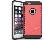 JKase CANVAS Slim Protective Dual Layer Armor Case Cover for Apple iPhone 6 Plus Rose Pink