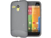 TUDIA Ultra Slim Full Matte ARCH TPU Bumper Protective Case for Motorola Moto G SmartPhone 2013 1st Gen Only Gray