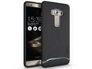 TUDIA Slim Fit MERGE Dual Layer Protective Case for ASUS ZenFone 3 Deluxe ZS570KL Matte Black