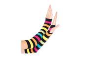 Neon Rainbow Gauntlet Gloves by Leg Avenue 2031