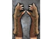 Adult Brown Super Action Werewolf Gloves by Zagone Studios G1004