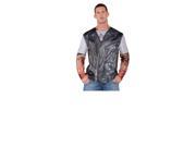 Adult Male Photo Real Biker Jacket Shirt Costume by Underwraps Costumes 29611