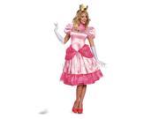 Super Mario Princess Peach Deluxe Adult Costume by Disguise 73747
