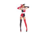 Adult Sexy Female Evil Little Harlequin Costume by Party King PK289