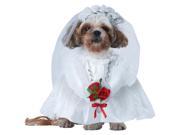 Pet Puppy Love Bride Costume by California Costumes PET20137