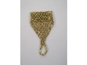 Adult Gold Beaded Bracelet Ring by Jacobson Hat 25951