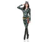 Adult Camouflage Cutie Costume by Charades 02885V