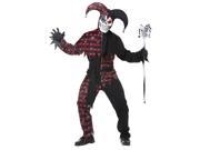 Adult Sinister Jester Male Costume by California Costumes 01372