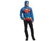 Adult Superman Hoodie Costume by Rubies 810467
