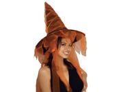 Adult Orange Ghost Witch Hat Rubies 49582