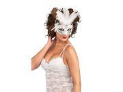 Black White Carnival Eyemask Rubies 4806
