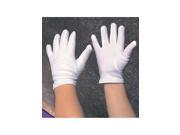Child White Deluxe Gloves Rubies 451
