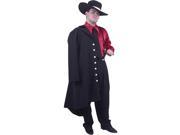 Adult Black White Zoot Suit Costume Charades 1716