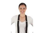 Adult Black Elastic Suspenders by Jacobson Hat 25389 25522