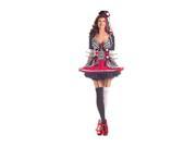 Adult Female Pretty Harlequin Clown Costume by Party King PK284