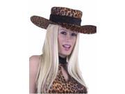Adult Diva Cheetah Hat Charades 60149