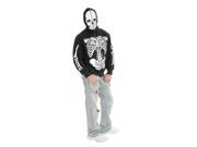Adult Skeleton Sweatshirt Hoodie Costume Charades 2073