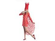 Child Pop Star Red Lace Pop Star Costume by Party King PK142C