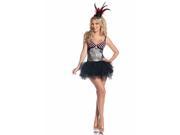 Adult Burlesque Dancer Costume Mystery House M1212