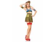 Adult Sexy Bomber Army Girl Costume by Leg Avenue 85184
