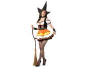 Adult Candy Corn Witch Too Costume Charades 02444B