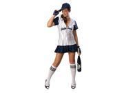 Sexy Female Baseball Player Adult Costume X Small