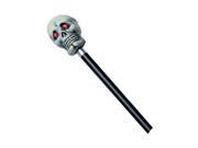 48in. Tall Bone Color Cane With Jewel Eyes Rubies 354
