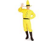 Curious George The Man In The Yellow Hat Adult Costume Standard
