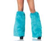 Adult Blue Furry Leg Warmers by Leg Avenue 3934 3934