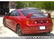 Acura RSX Type R Factory Style High Rear Spoiler Primed 2002 2006 JSP 27405