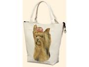 Yorkie Canvas Carryall by Fiddler s Elbow T704FE