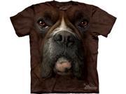 Boxer Face Adult T Shirt by The Mountain 10 3257