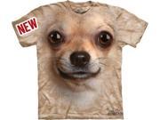Chihuahua Face Adult T Shirt by The Mountain 10 3332
